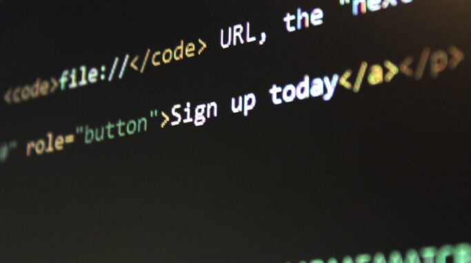 creating a website code