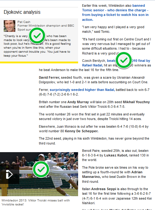 example of good blog entry