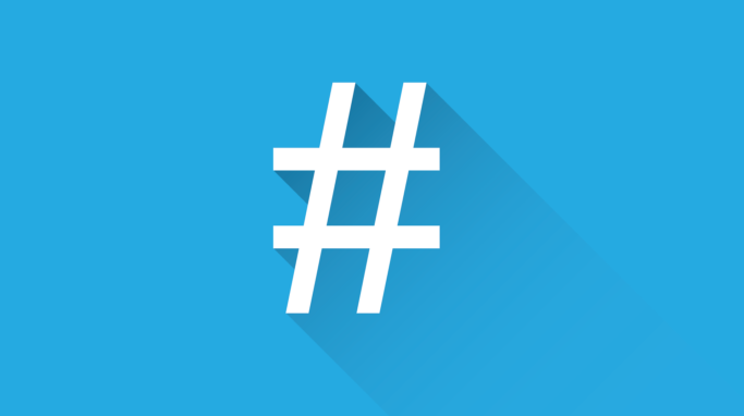 twitter hashtag icon